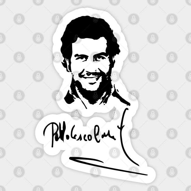 Escobar Sticker by bakooosa